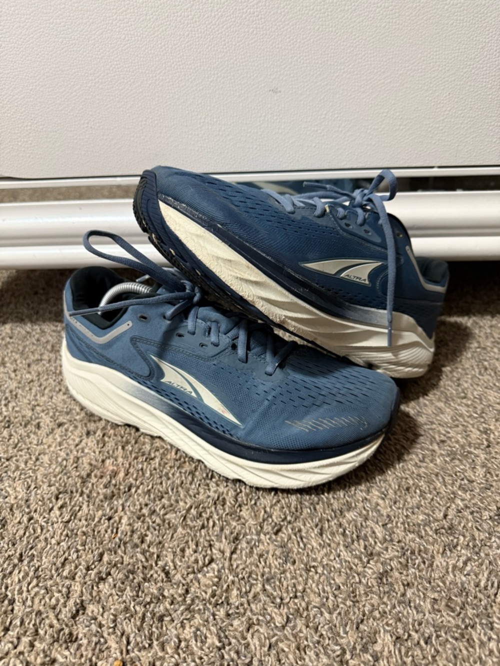 Altra Blue and White Road Running Shoes